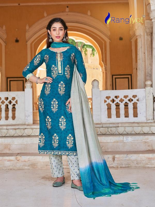 Rangjyot Rang Rasiya 1 Rayon Embroidery Designer Readymade suit